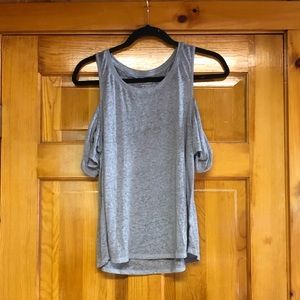 Cold shoulder tank top